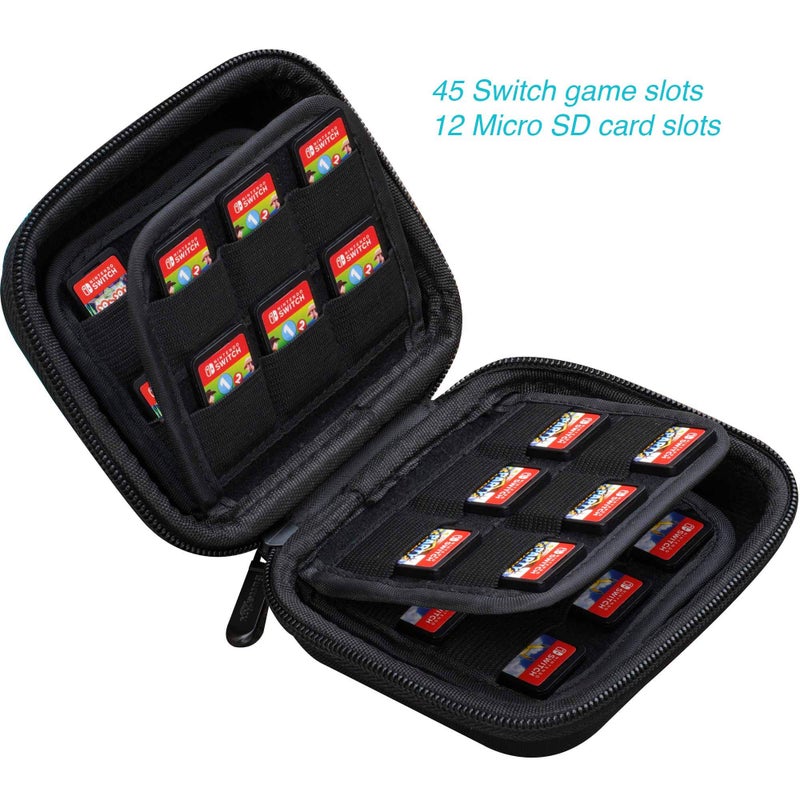 ButterFox 45 Switch Game Case for Nintendo Switch, Switch Game Card Storage Holder or PS Vita Or SD Memory Card Case (45 Game + 12 MicroSD) - Image 2